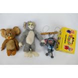 Pedigree - Pelham - Vintage Tom & Jerry soft toys with plastic features by Pedigree and a boxed