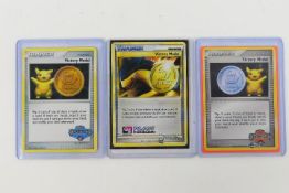 Pokemon - 3 x Pokemon Battle Road Victory Trainer cards,