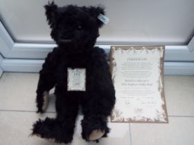 Steiff - British Collector's 1912 Replica, black, issued in a limited edition of 3000 (No 01766),