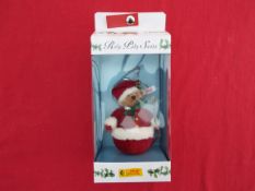 Steiff - Roly Poly Santa, issued in a limited edition of 5000 (No 04775), white tag to the ear,