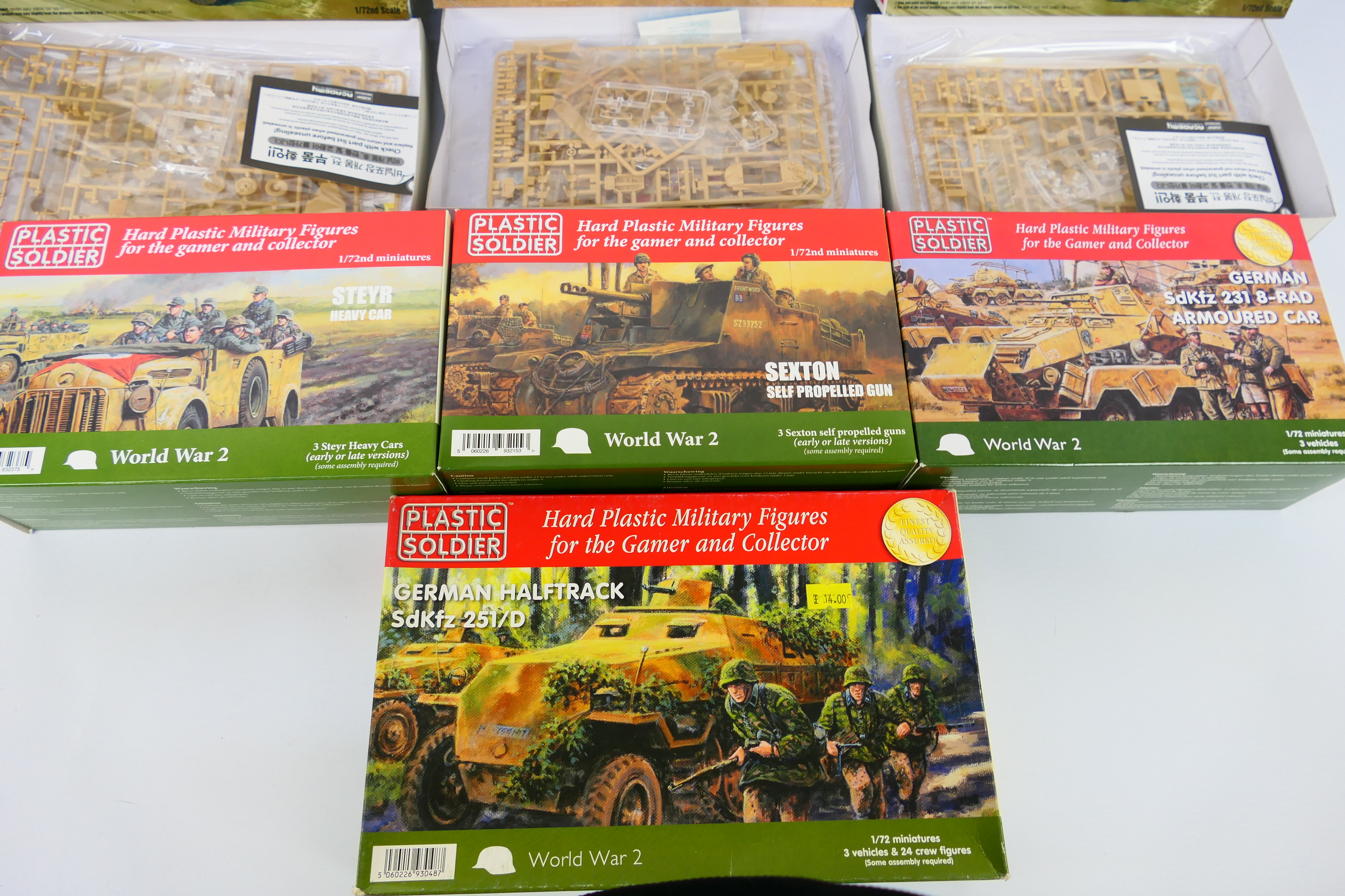 Plastic Soldier Company - Academy - Seven boxed 1:72 scale WW2 German military vehicle plastic - Image 4 of 4