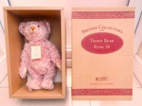 Steiff - British Collector's 1997 Teddy Bear, Rose 38, with growler,