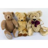 Barbara-Ann Bears - Canterbury Bears - 3 x bears, 20" jointed bear named Rory with detached tags,