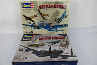 Revell - Two boxed 1:72 scale plastic model aircraft gift sets.