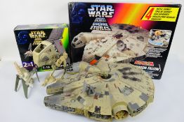 Star Wars - Kenner - 1990's. 2 incomplete boxed vehicles from mid '90's.