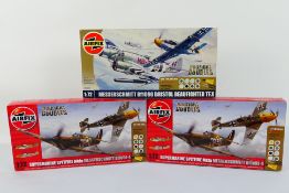 Airfix - Three Airfix 1:72 scale 'Dogfight Doubles' plastic model kits,
