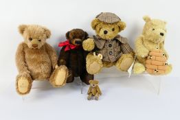 Gund, Cambrian Bears, GB Teddy Bear - 5 x bears - Lot includes a Gund Rosalie Frischmann bear.
