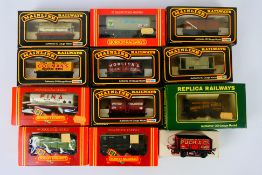 Mainline - Hornby - Repliac Railways - 12 boxed OO gauge freight rolling stock wagons and tankers.