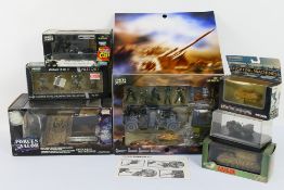 Forces of Valor; Dragon Armour - Corgi - Other - A boxed collection of diecast military vehicles,