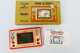 Nintendo - A boxed 1981 dated Nintendo Game & Watch wide screen Mickey Mouse # MC-25.