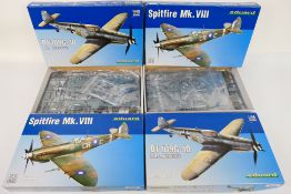 Eduard - Four boxed 1:48 scale plastic model aircraft kits from the Eduard 'Weekend Edition'