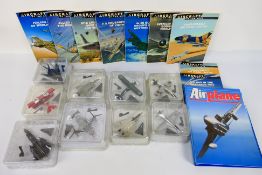 Del Prado - Planes. A selection of Nine diecast model planes in protective bubble.