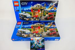 Lego - City - Eternals. Three factory sealed LEGO sets in Excellent boxes.