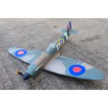 Parkzone - A built kit model radio controlled Spitfire MkIIB RTF The model has been assembled and