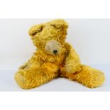 Wendy Boston - A large blonde mohair Wendy Boston Teddy bear - Bear has makers label to the