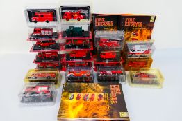 Del Prado - A group of 20 bubble packed Del Prado Fire Brigade models and appliances in various