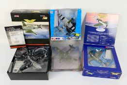 Corgi Aviation Archive - Four boxed diecast 1:72 scale military aircraft from various Corgi ranges.