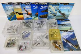 Del Prado - Planes. A selection of Ten diecast model planes in protective bubble.