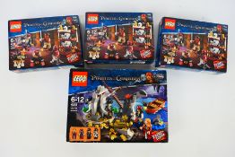 Lego - Pirates of the Caribbean. Four boxed, factory sealed LEGO sets in Excellent boxes.