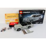 Lego - Briksmax - A boxed Lego 'Creator' #10262 James Bond Aston Martin DB5 with a Briksmax LED