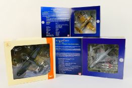 IXO - Hobby Master - Three boxed diecast model aircraft in 1:72 scale.