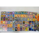 Pokemon - A collection of Topps Pokemon cards, contained in plastic sleeves.