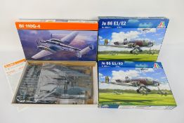 Italeri - Eduard - Three boxed 1:72 scale plastic model aircraft kits,