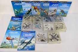 Del Prado - Planes. A selection of Ten diecast model planes in protective bubble.