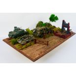 Tamiya - A WWII diorama created using Tamiya 1:35 scale model kits,