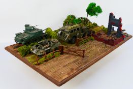 Tamiya - A WWII diorama created using Tamiya 1:35 scale model kits,