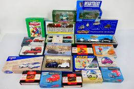 Corgi Classics - A boxed collection of diecast model vehicles, mainly Morris Minors,