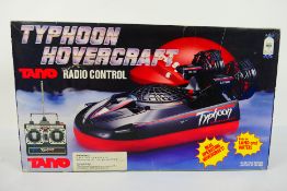 Taiyo - A boxed vintage 1988 Taiyo 'Typhoon Hovercraft'.