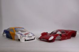 Kyosho - Two unboxed Kyosho 1:10 scale RC body shells.