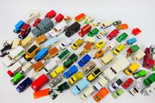 Matchbox - Corgi - Majorette - Lledo - An unboxed group of playworn diecast model vehicles in