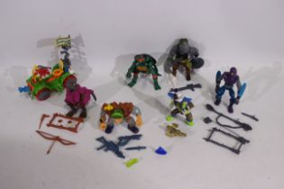 Playmates - Teenage Mutant Ninja Turtles - A collection of vintage Turtles figures including