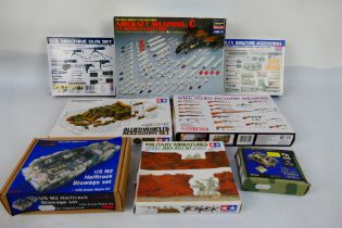 Tamiya - Hasegawa - Verlinden - Dragon - 8 x model kit accessory kits in 1:35 and 1:48 scales