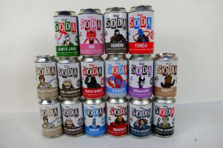 Funko - Soda Figures. A selection of Twenty Soda Figures by Funko. All items are still bagged.