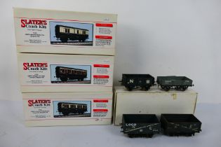 Slaters Coach Kits - Peco - Three boxed O gauge model passenger coach kits from Slaters Coach Kits