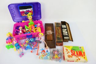 Waddingtons - Glevum - McDonalds - A group of toys including 2 x vintage domino sets,