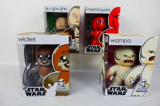 Star Wars - Mighty Muggs. Four boxed, unopened Mighty Muggs in Official Hasbro Box.