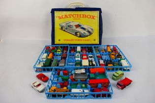 Matchbox - Corgi - Majorette - A Matchbox 48 Car Carry Case with 4 x trays and 48 x vehicles.