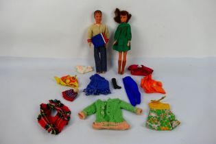 Pedigree - Sindy - Paul - 2 x Hong Kong made dolls, Sindy and Paul,