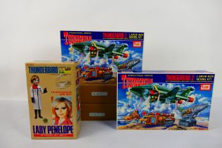 Imai - Three boxed 'Thunderbird' themed plastic model kits.