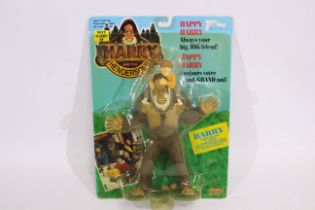 Galoob - A rare 1990 Harry And The Hendersons 'Happy Harry' carded figure # 4958.