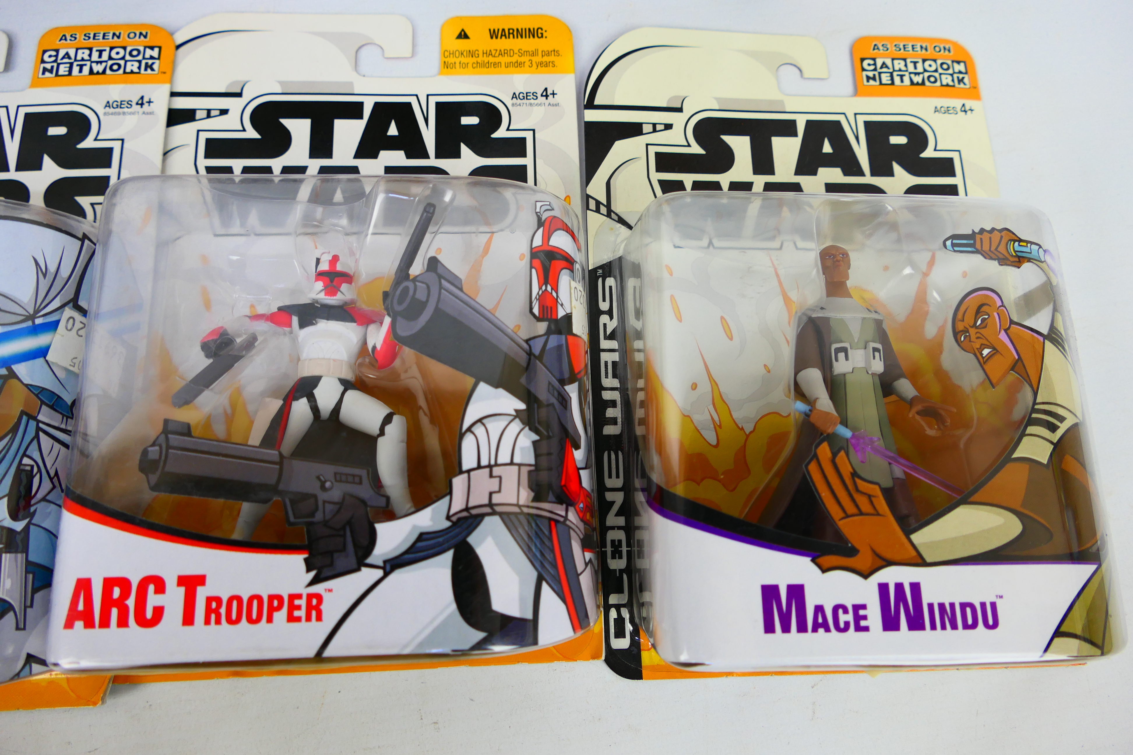 Star Wars - Clone Wars - Cartoon Network. A selection of Ten carded figures appearing Mint on Card. - Image 5 of 5