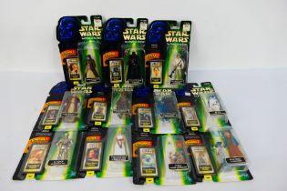 Star Wars - Hasbro - POTF. A selection of Eleven Mint action figures on VG+ card / bubble.