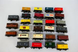 Bachmann - Wrenn - Lima - 27 x unboxed OO gauge wagons including a Bass Charrington hopper,