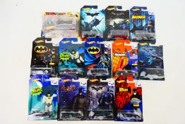 Hot Wheels - Batman - A collection of unopened carded Batman related vehicles including TV