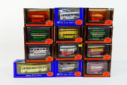 EFE - 12 x boxed 1:76 scale die-cast model EFE buses and coaches - Lot includes a #16103 Leyland
