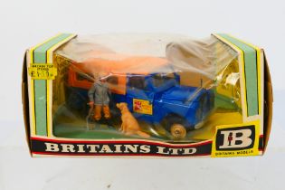 Britains - Unsold shop stock - A boxed 1970s Farm Land Rover # 9576.